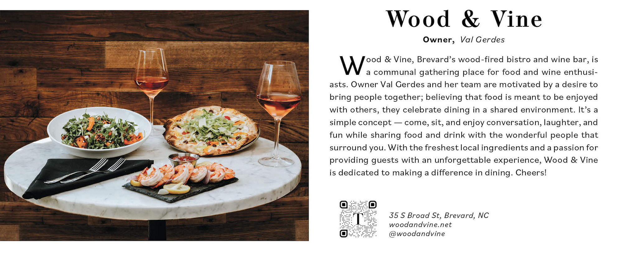 Wood & Vine — Territory Brevard, NC